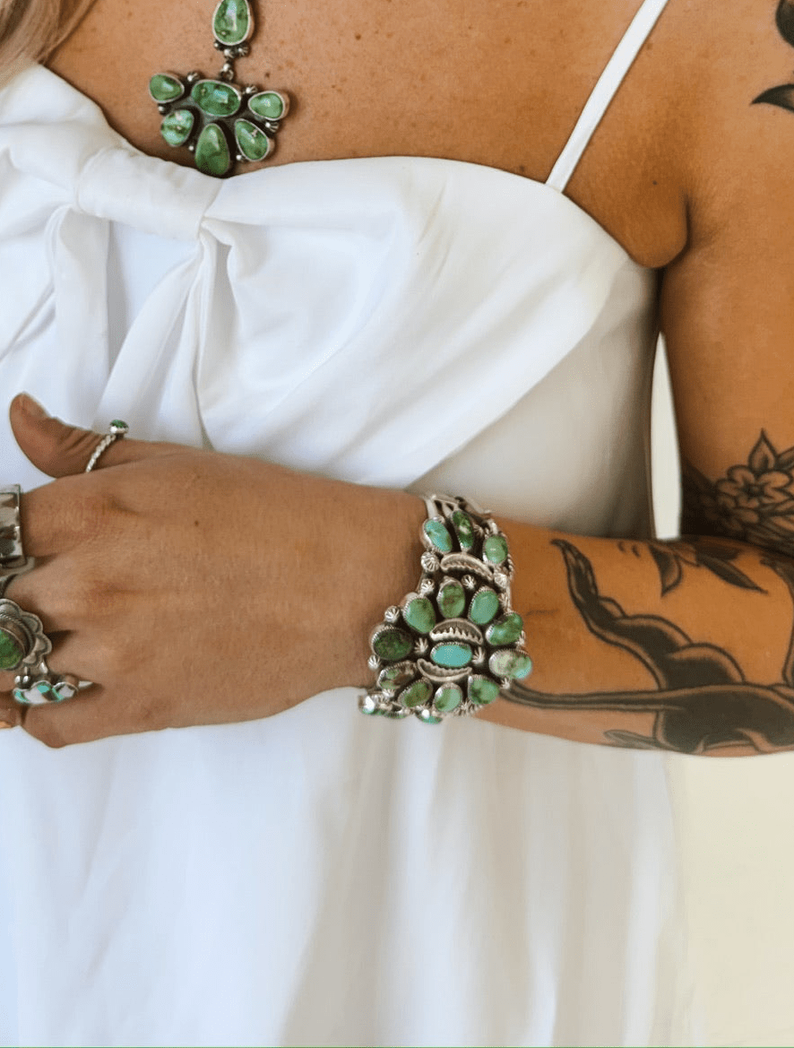 Helotes Sonoran Gold Cuff Bracelet - Horseshoe J & Co.