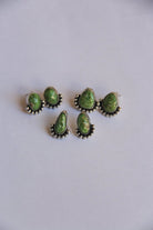Hiland Emerald Valley Turquoise Stud Earrings - Horseshoe J & Co.