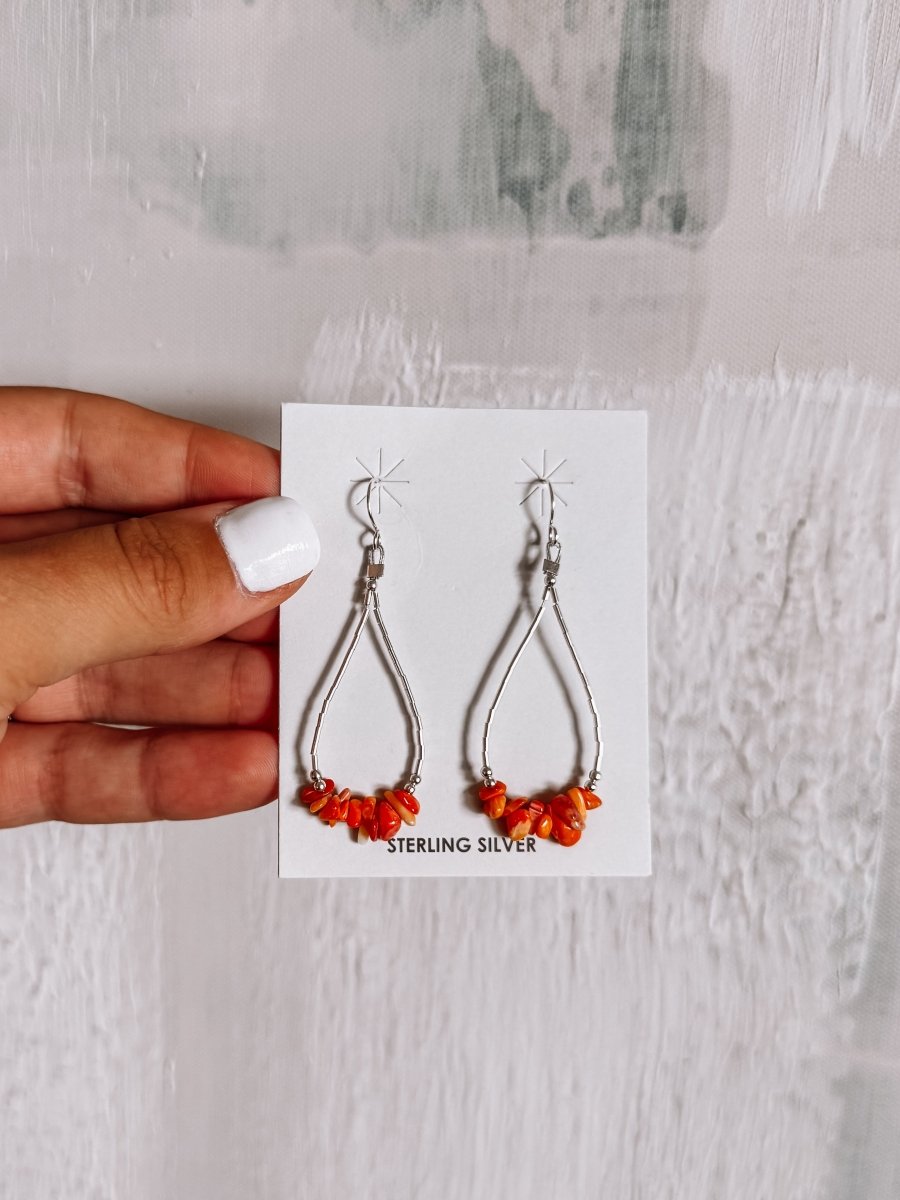 Inez Stone Dangle Earrings - Horseshoe J & Co.