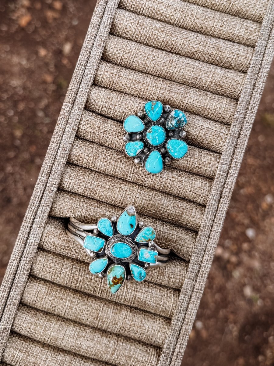 Jaden Wright Statement Cluster Cuff Bracelet - Horseshoe J & Co.