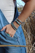 Junction Turquoise Bangle Bracelet - Horseshoe J & Co.