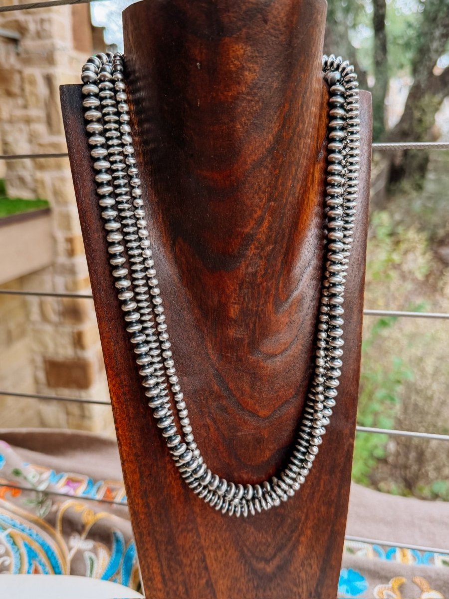 Kayenta 3 Strand Pearl Necklace - Horseshoe J & Co.