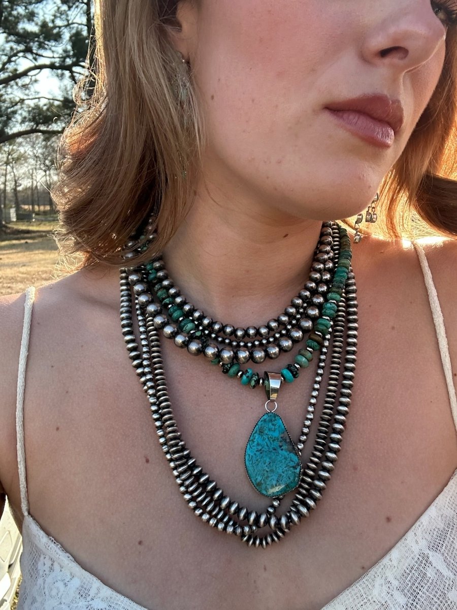 Kayenta 3 Strand Pearl Necklace - Horseshoe J & Co.