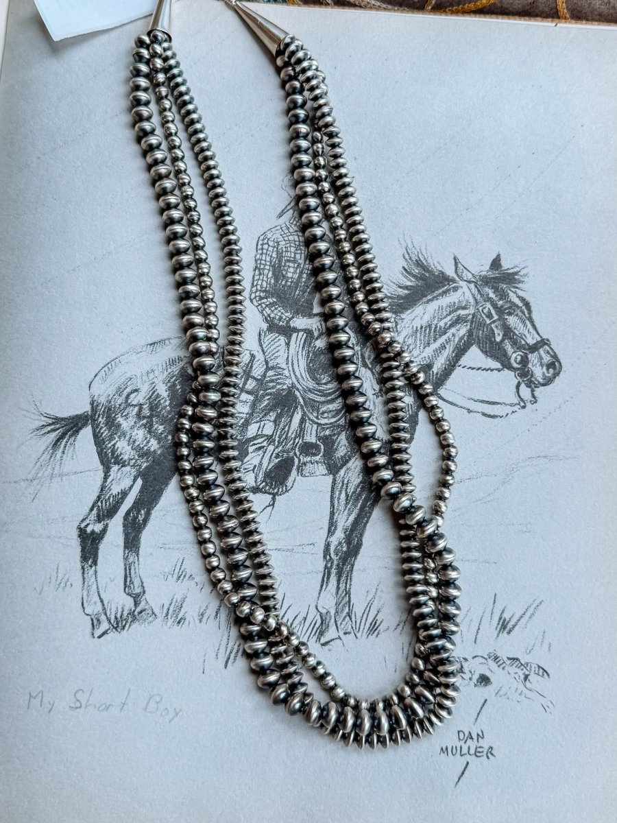Kayenta 3 Strand Pearl Necklace - Horseshoe J & Co.