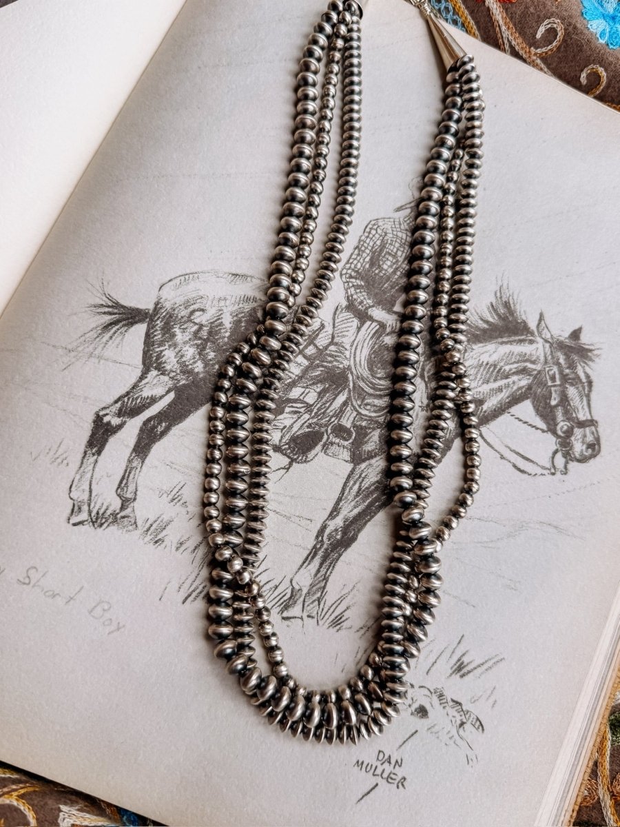 Kayenta 3 Strand Pearl Necklace - Horseshoe J & Co.