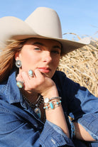 Keithville White Buffalo Cable Cuff - Horseshoe J & Co.