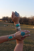 Kingwood Turquoise Cuff Bracelet - Horseshoe J & Co.