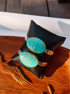 Kingwood Turquoise Cuff Bracelet - Horseshoe J & Co.