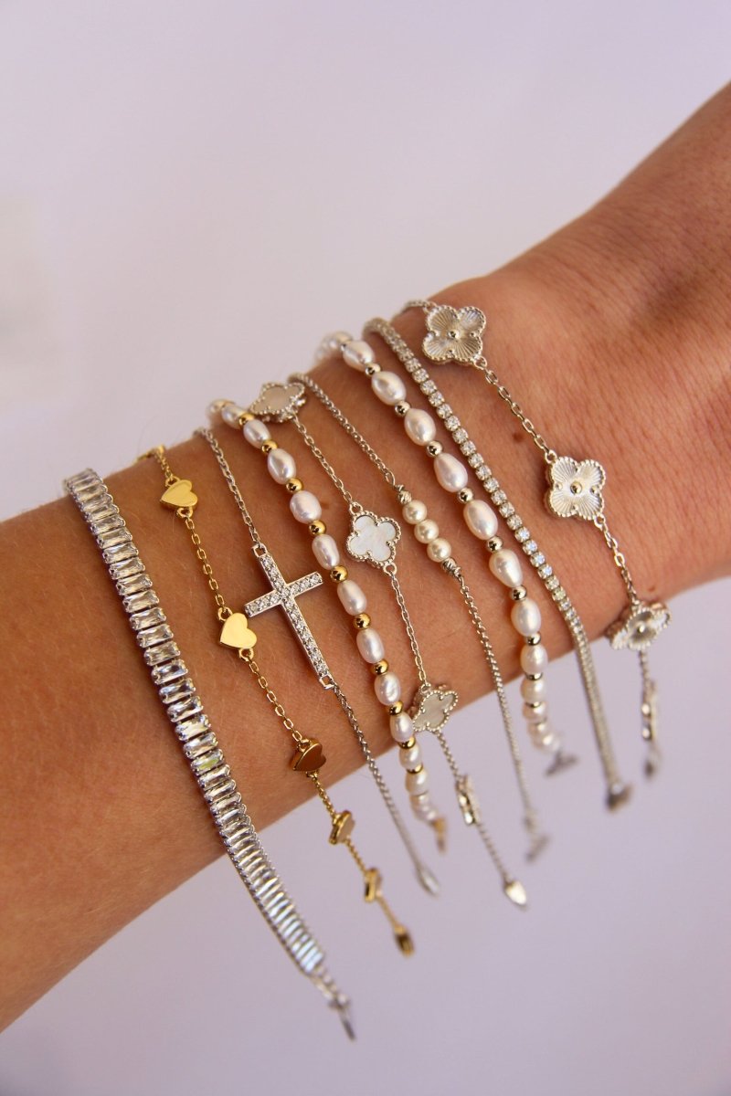Kirby Freshwater Pearl Beaded Bracelet - Horseshoe J & Co.