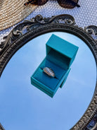 Ledger Large Croissant Ring - Horseshoe J & Co.