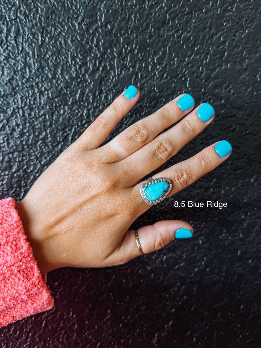 Lincoln Turquoise Ring - ring - Horseshoe J & Co.