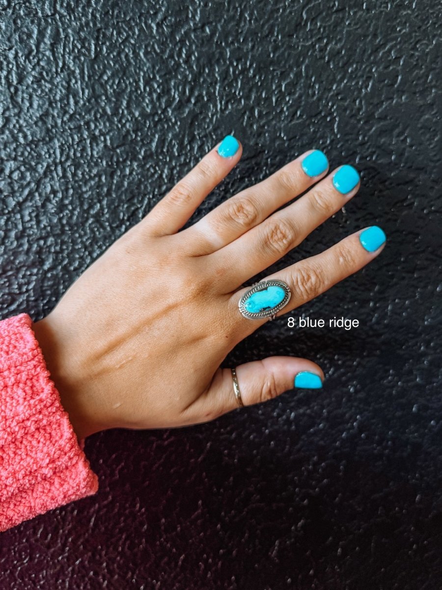 Lincoln Turquoise Ring - ring - Horseshoe J & Co.