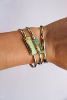 Lingle Turquoise Bar Cuff - Horseshoe J & Co.