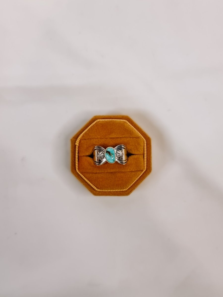 Lovell Dry Creek Turquoise Ring - Horseshoe J & Co.
