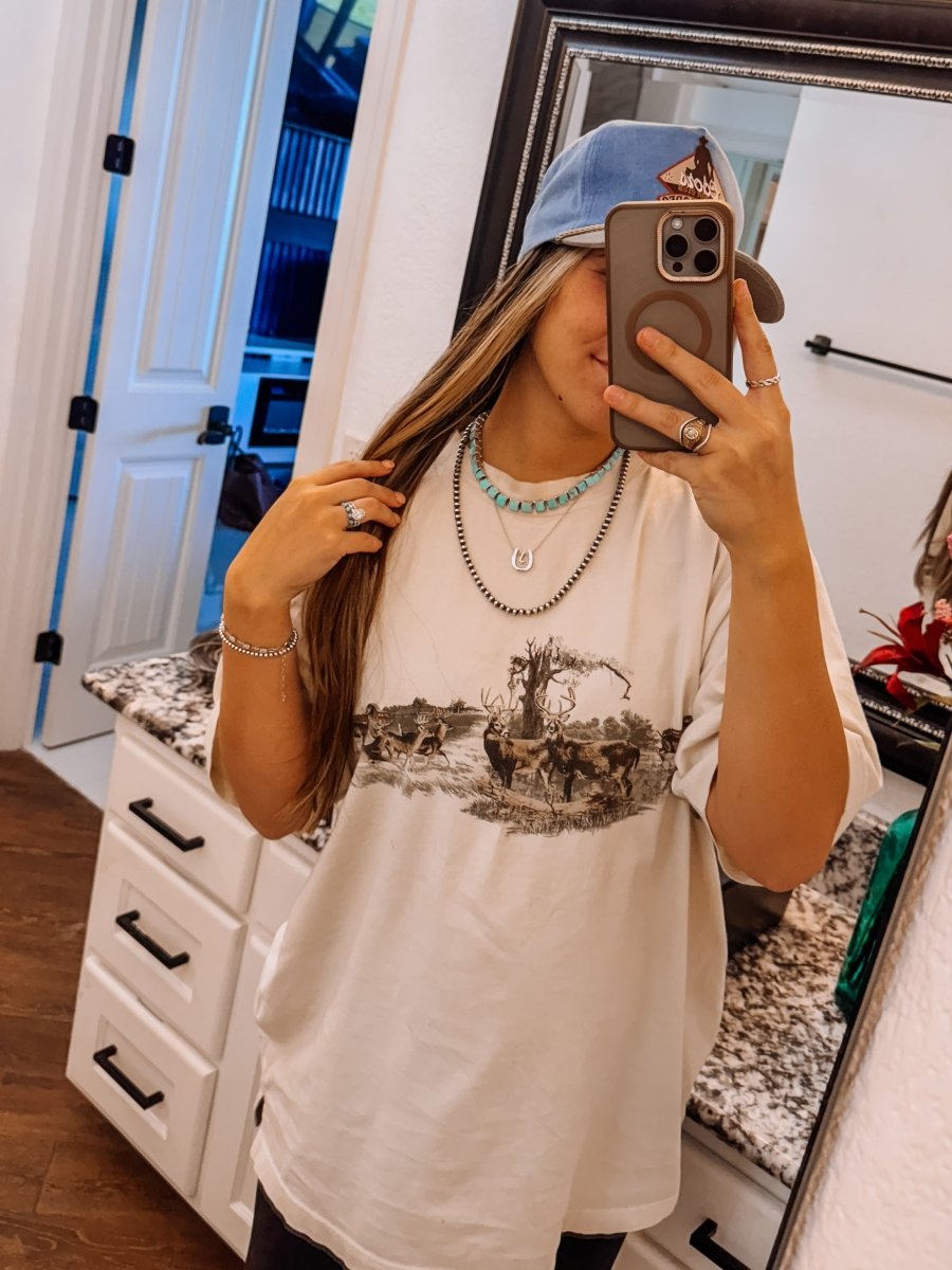 Lovesick Blues Turquoise Necklace - Horseshoe J & Co.