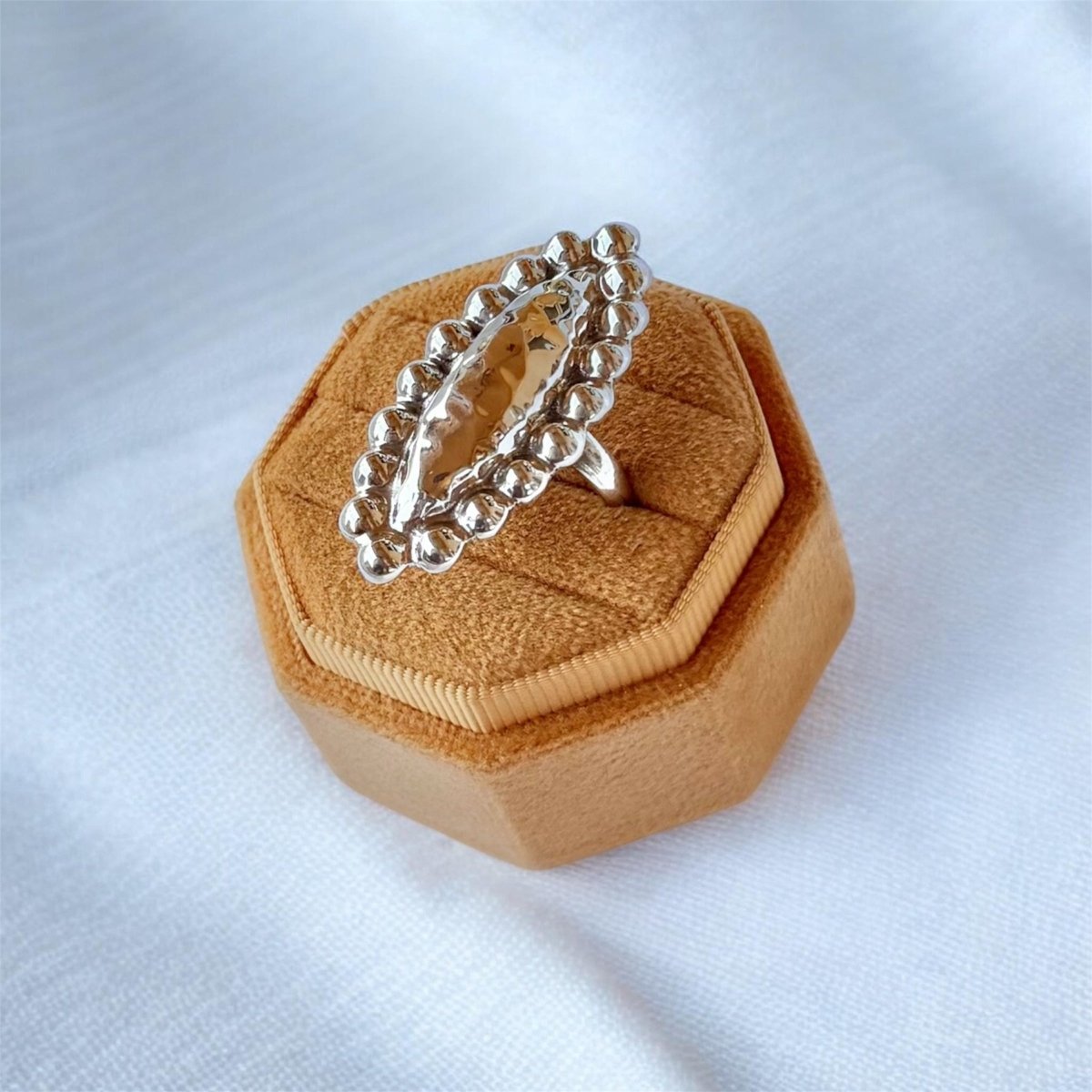 Lyman Silver Adjustable Ring - Horseshoe J & Co.