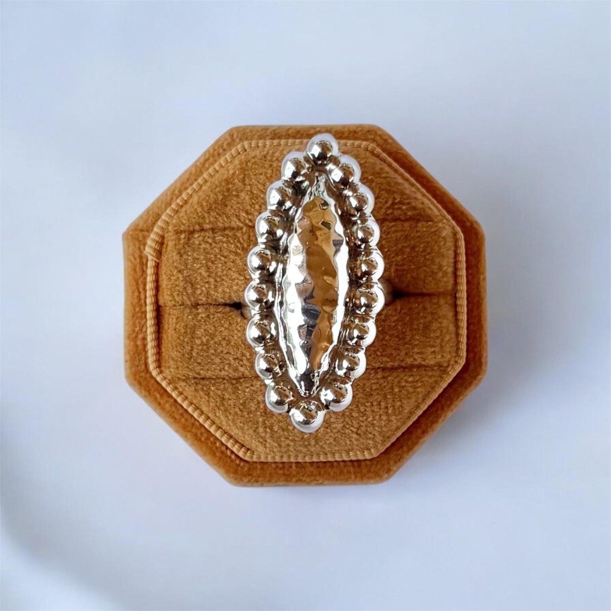 Lyman Silver Adjustable Ring - Horseshoe J & Co.