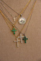 Missoula Large Studded Cross Necklace - Horseshoe J & Co.