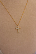 Missoula Large Studded Cross Necklace - Horseshoe J & Co.