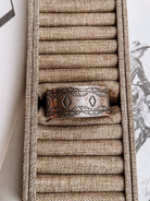 Moore Silver Stamped Statement Cuff Bracelet - Horseshoe J & Co.