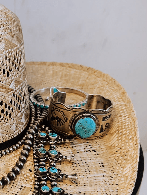 Moulton Turquoise Cuff Bracelet - Horseshoe J & Co.