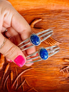 Newcastle Blue Lapis Cuff Bracelet - Horseshoe J & Co.