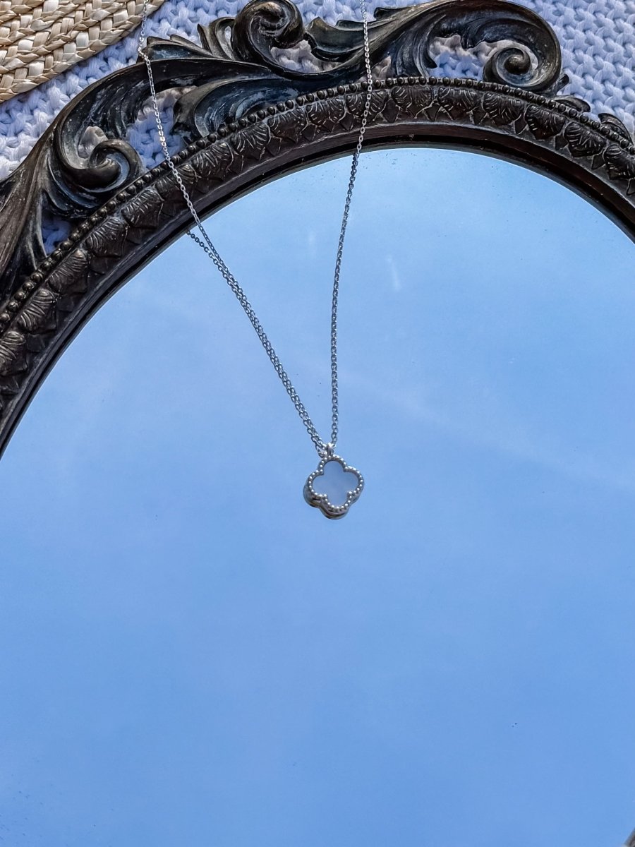 Nye Mother of Pearl Clover Necklace - Horseshoe J & Co.