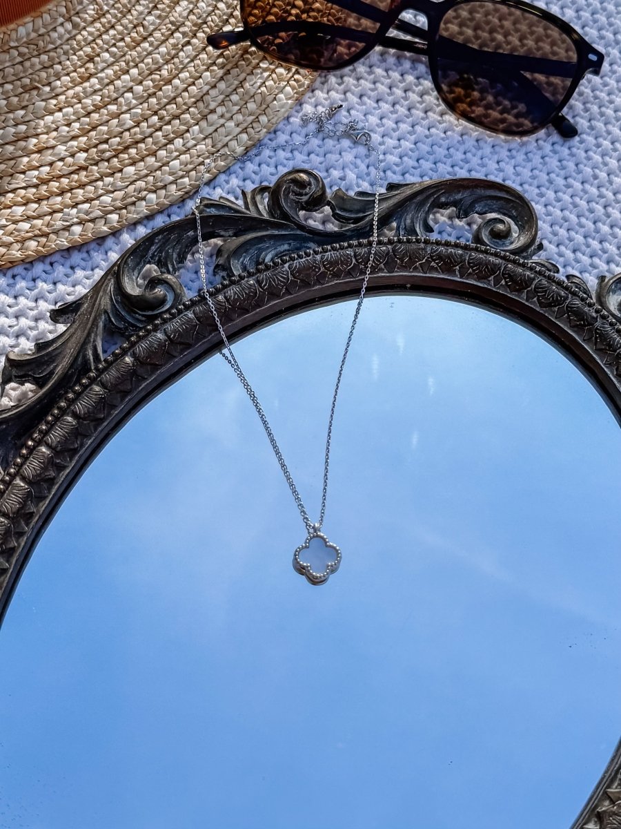 Nye Mother of Pearl Clover Necklace - Horseshoe J & Co.