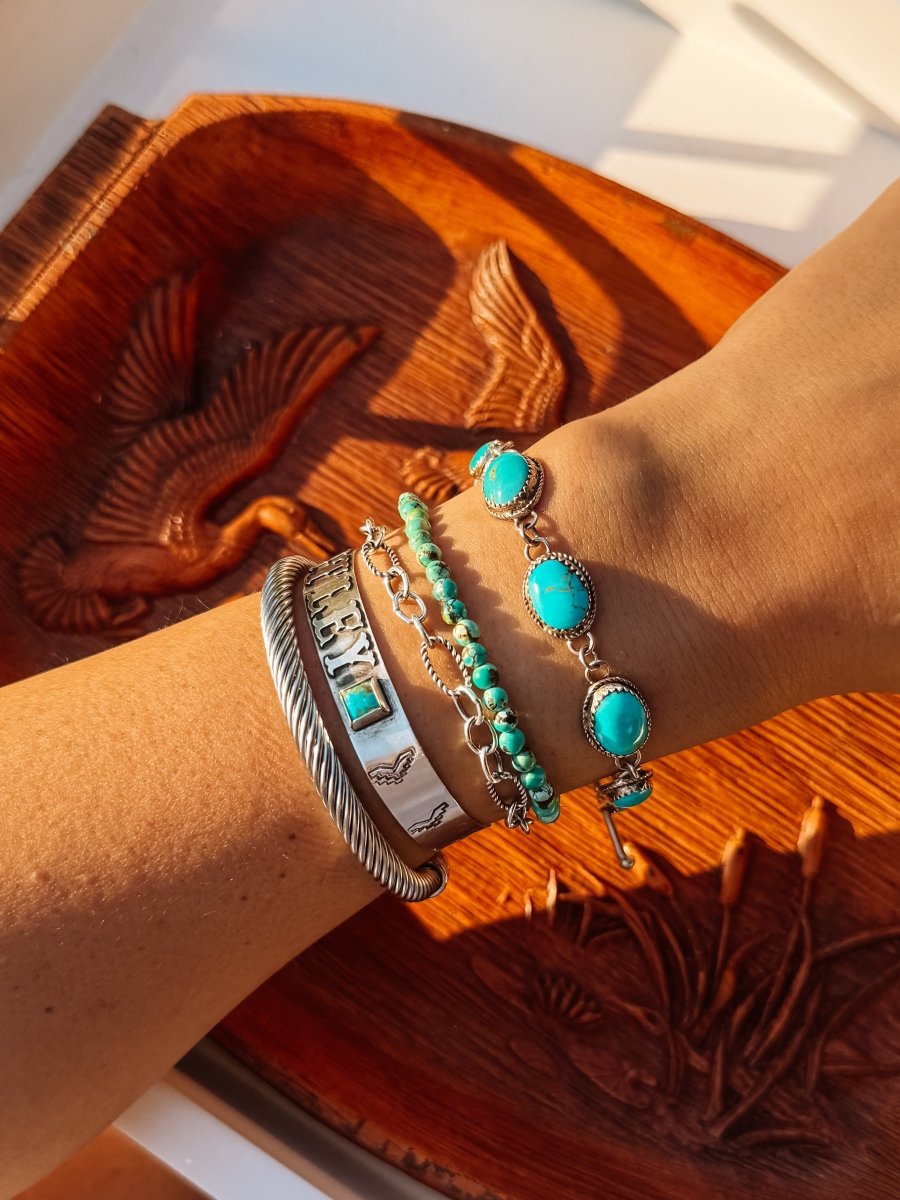 Ozona Turquoise Bracelet - Horseshoe J & Co.