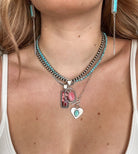 Paloma Turquoise Toggle Heart Necklace - Horseshoe J & Co.