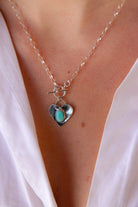 Paloma Turquoise Toggle Heart Necklace - Horseshoe J & Co.