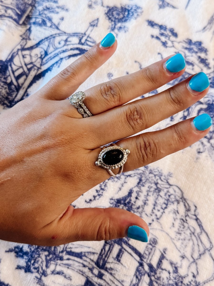 Pharr Black Onyx Ring - ring - Horseshoe J & Co.