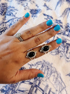 Pharr Black Onyx Ring - ring - Horseshoe J & Co.