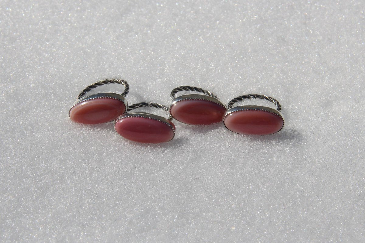 Poston Pink Conch Horizontal Ring - Horseshoe J & Co.