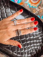 Quincy Silver + Gold Coil Ring - Horseshoe J & Co.