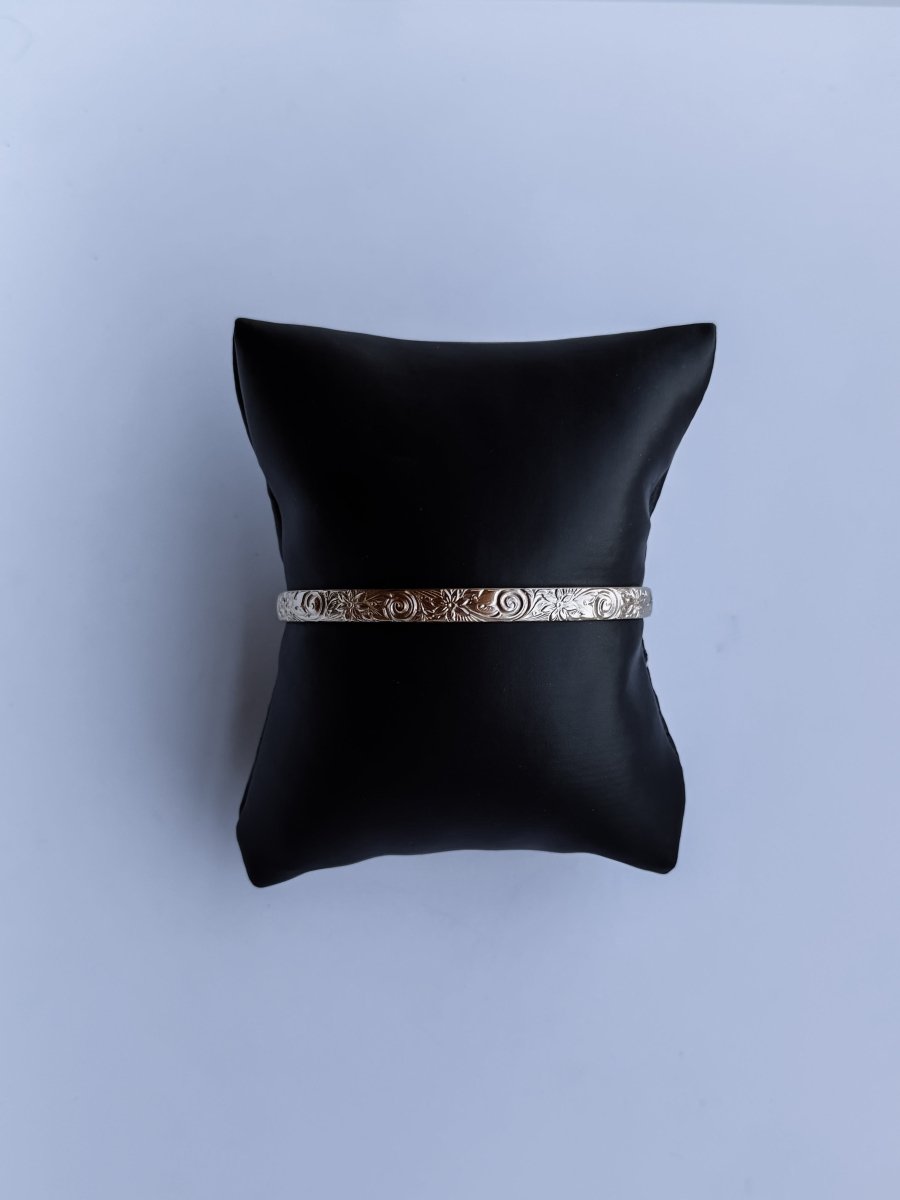 Rankin Gold Filled Patterned Cuff - Horseshoe J & Co.