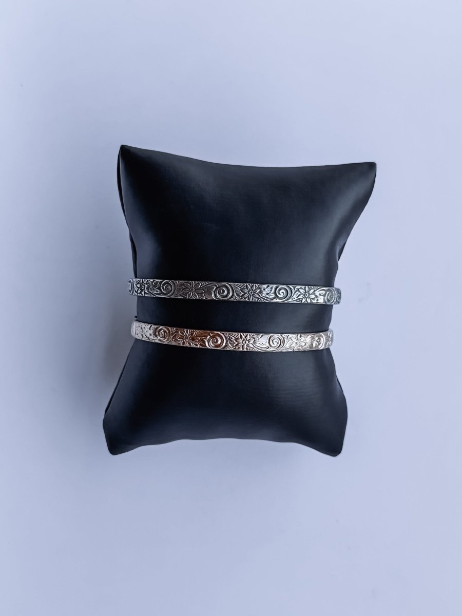 Rankin Gold Filled Patterned Cuff - Horseshoe J & Co.