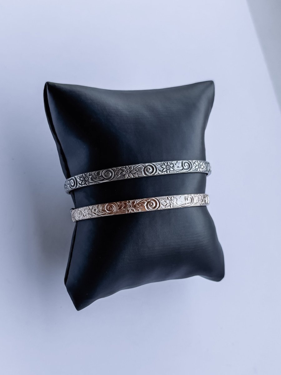 Rankin Gold Filled Patterned Cuff - Horseshoe J & Co.
