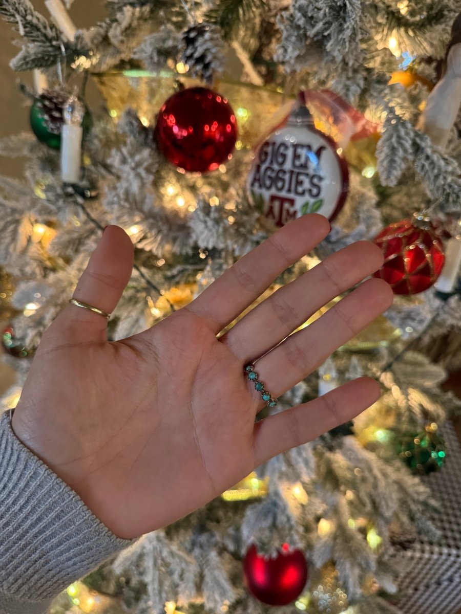 Rattler Turquoise All Around Ring - Horseshoe J & Co.