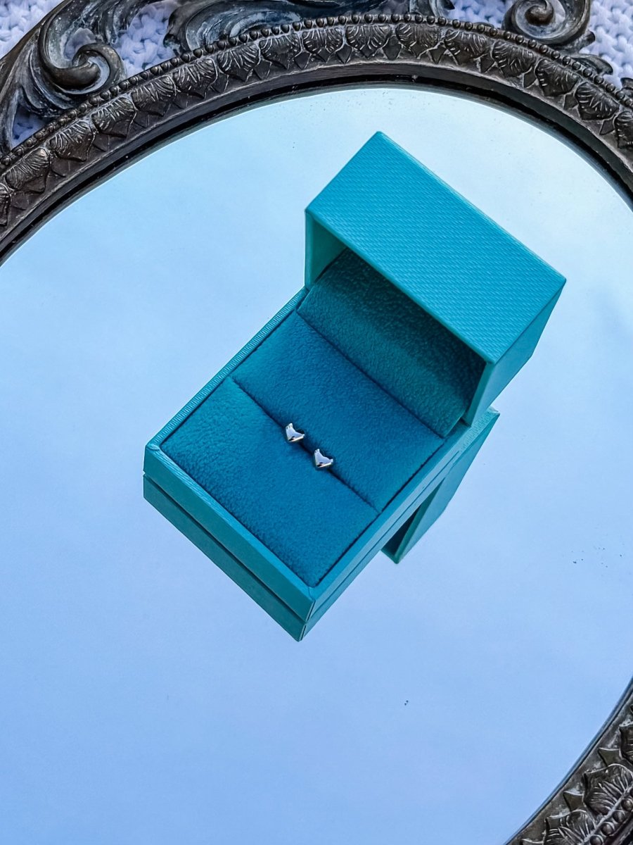 Roy Heart Studs - Horseshoe J & Co.