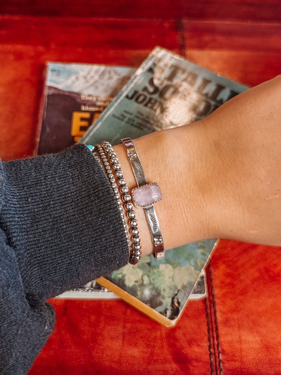 Saddleback Kunzite Bracelet - Horseshoe J & Co.