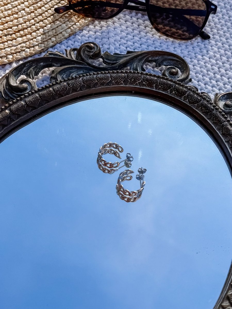 Simms Small Chain Hoops - Horseshoe J & Co.