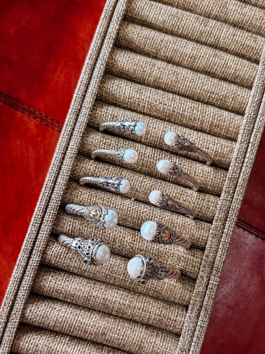 Spiffy Pearl Cable Bracelet - Horseshoe J & Co.