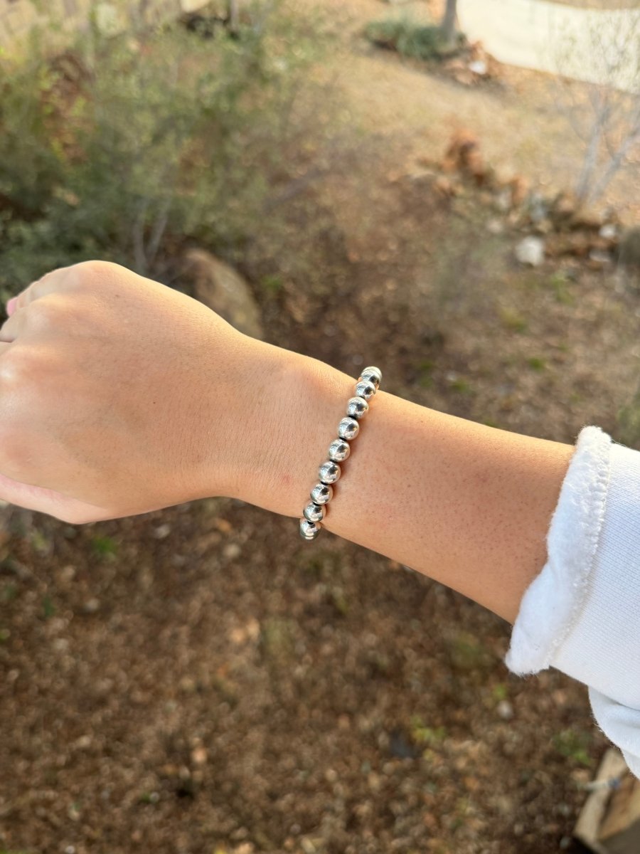 Sterling Silver Stretch Bracelets - bracelet - Horseshoe J & Co.