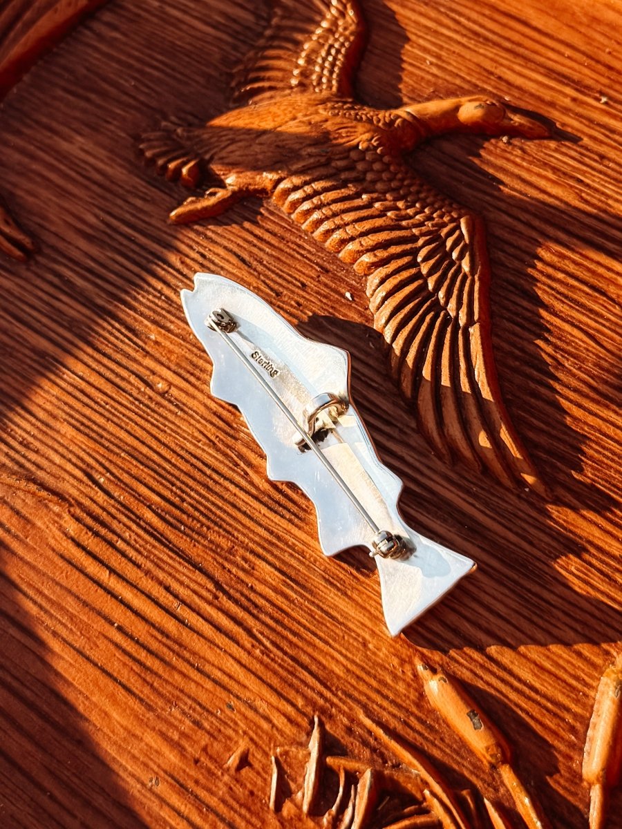 Trout Pin/Necklace Pendant - Horseshoe J & Co.