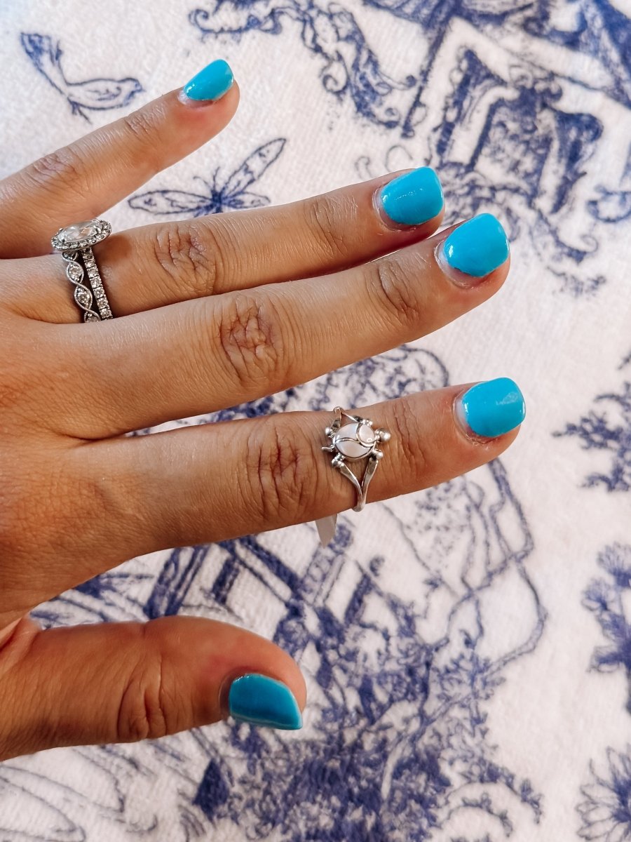 Turtle Mother of Pearl Ring - ring - Horseshoe J & Co.