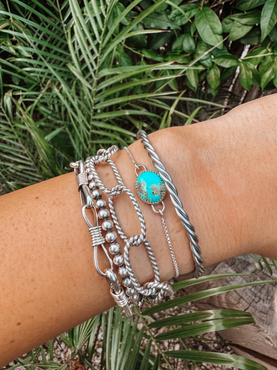 Twisted Rope Cuff - Horseshoe J & Co.