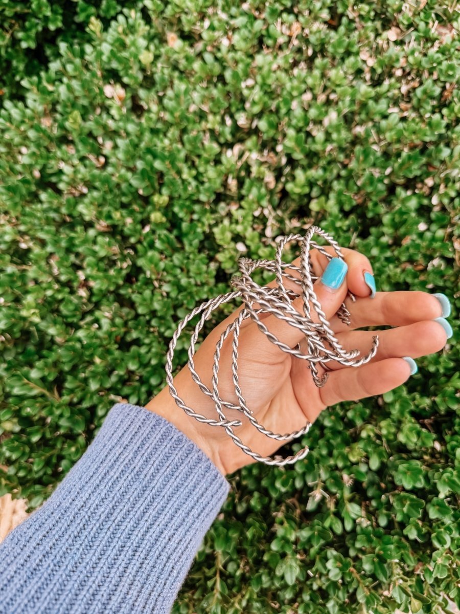 Twisted Rope Cuff - Horseshoe J & Co.