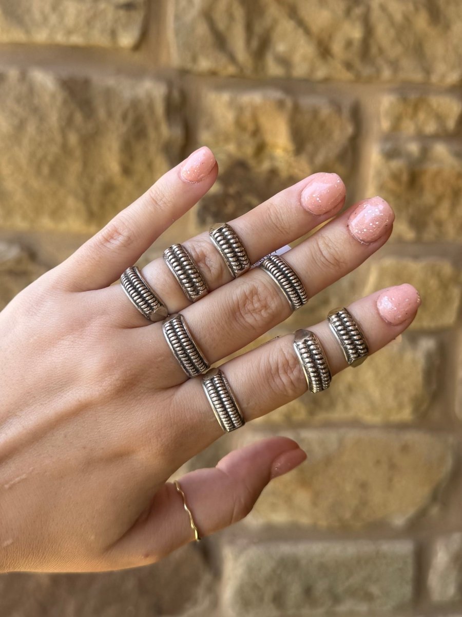 Tyler Double Coil Ring - Horseshoe J & Co.