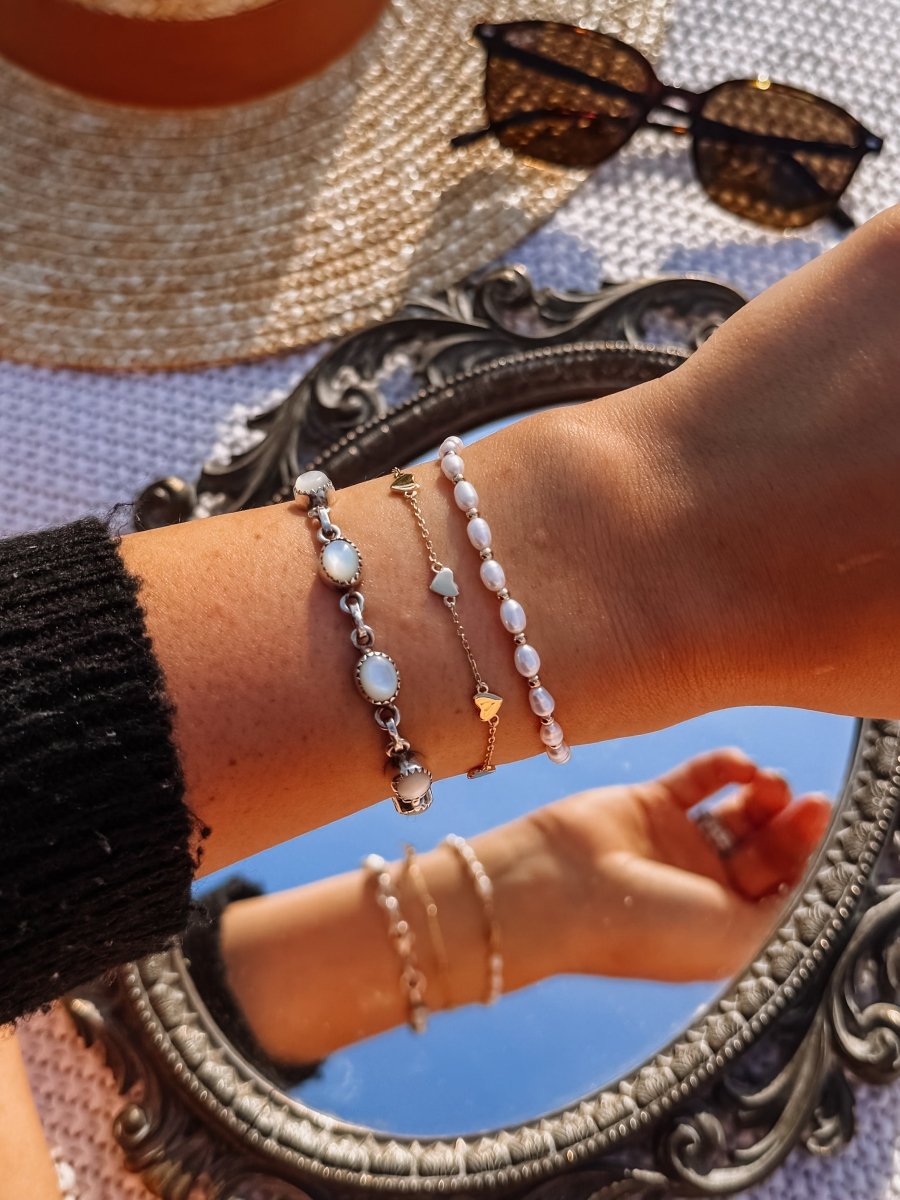 Vaughn Heart Charm Bracelet - Horseshoe J & Co.